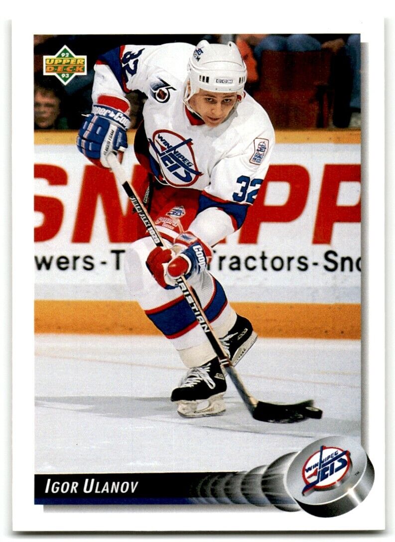 1992-93 Upper Deck Igor Ulanov Winnipeg Jets #300