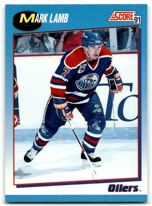 1991-92 Score Canadian Mark Lamb Edmonton Oilers #652