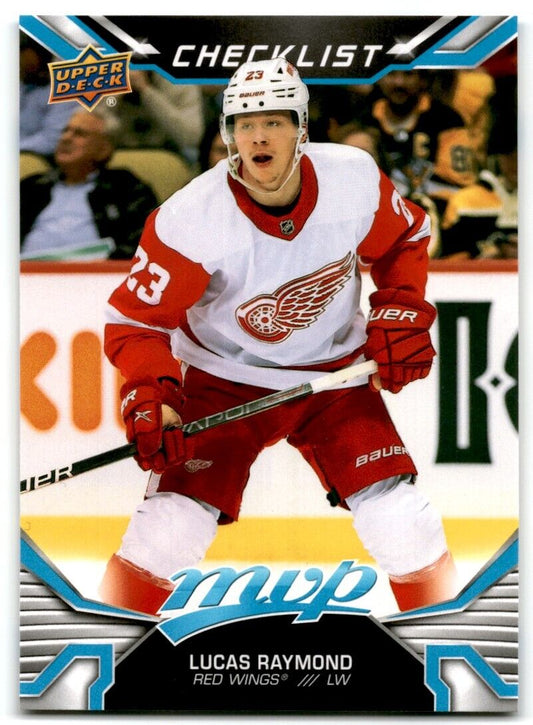 2022-23 Upper Deck MVP Lucas Raymond Detroit Red Wings #100