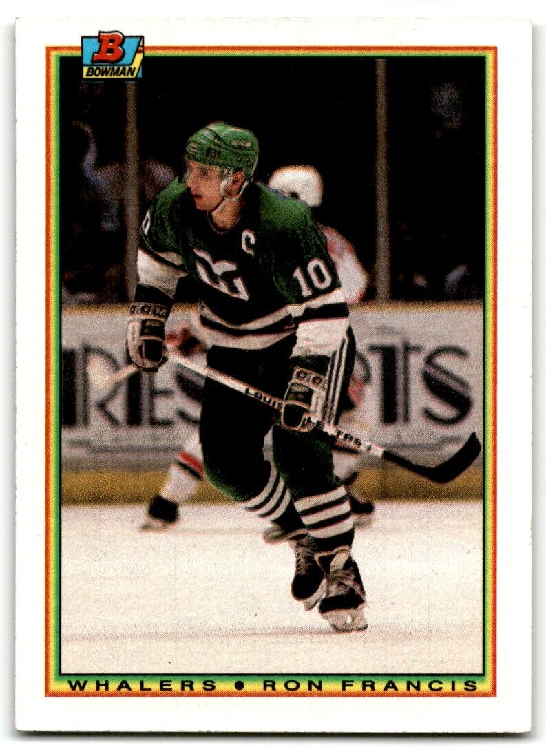 1990-91 Bowman Ron Francis Hartford Whalers #254