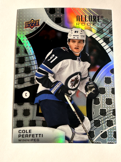 2021-22 Upper Deck Allure - Rookie #147 - Cole Perfetti - Winnipeg Jets