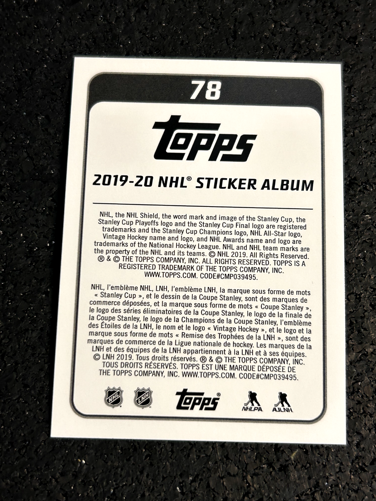 2019-20 Topps NHL Stickers #78 T.J. Brodie - Calgary Flames