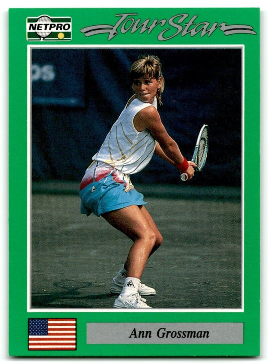 1991 Protennis player Cards Netpro Tour Star Ann Grossman #59