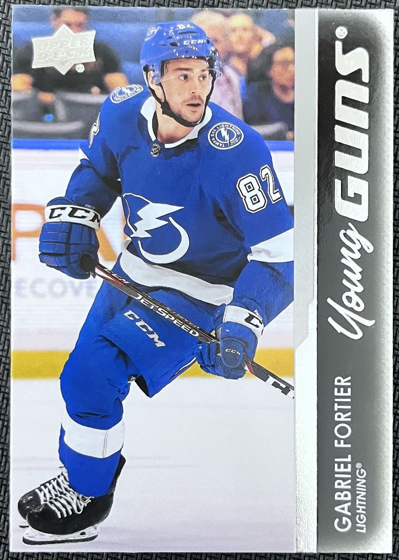 2021-22 Upper Deck Gabriel Fortier Rookie Tampa Bay Lightning #704