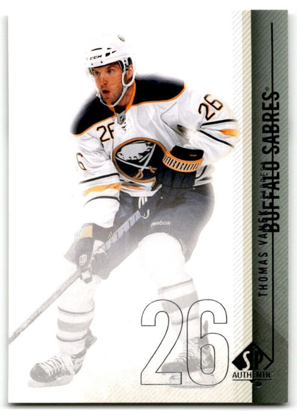 2010-11 SP Authentic Thomas Vanek Buffalo Sabres #4