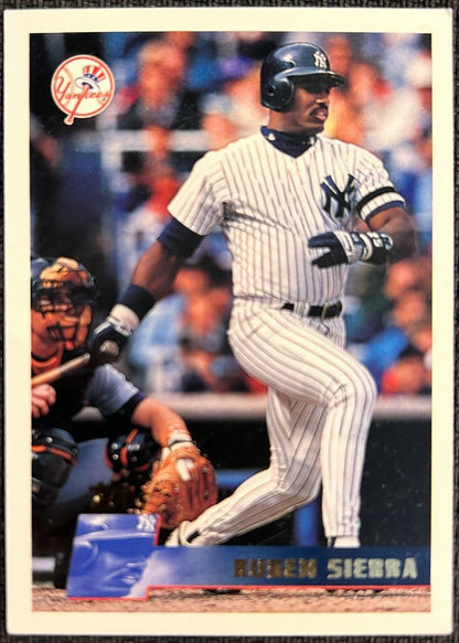 1996 Topps Ruben Sierra New York Yankees #290