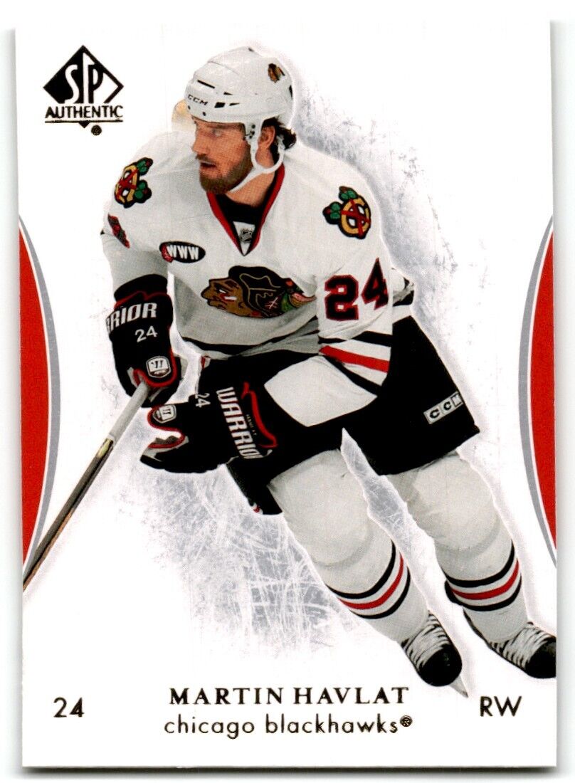 2007-08 SP Authentic Martin Havlat Chicago Blackhawks #57