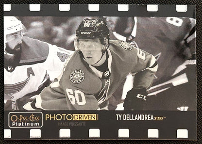 2020-21 O-Pee-Chee Platinum Photo Driven Ty Dellandrea Dallas Stars #PD-23