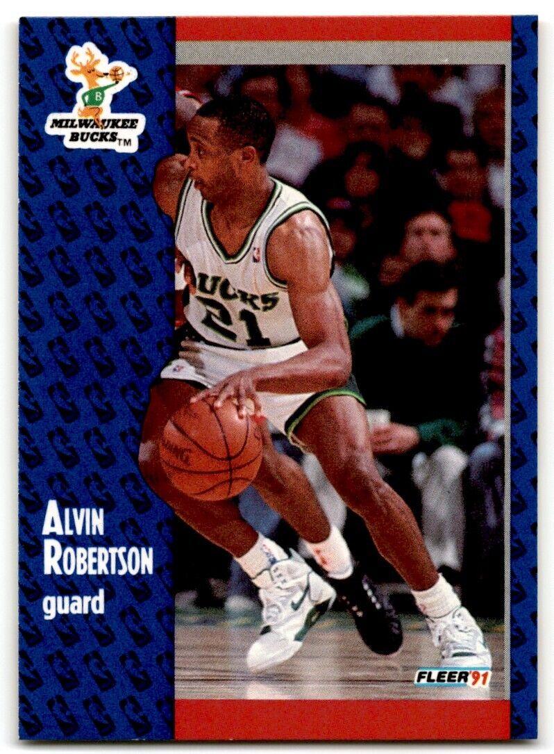 1991-92 Fleer Alvin Robertson Milwaukee Bucks #118