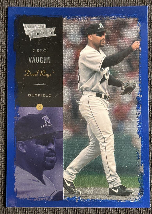 2000 Upper Deck Victory Greg Vaughn Tampa Bay Devil Rays #12