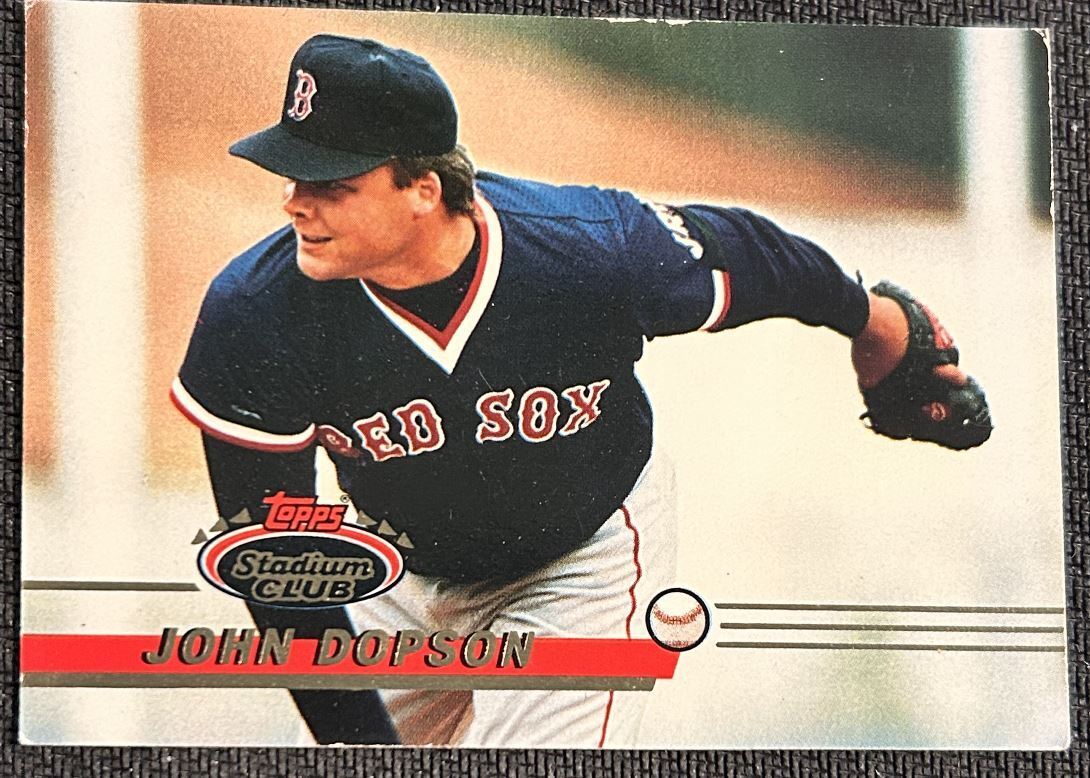 1993 Topps Stadium Club John Dopson Boston Red Sox #41