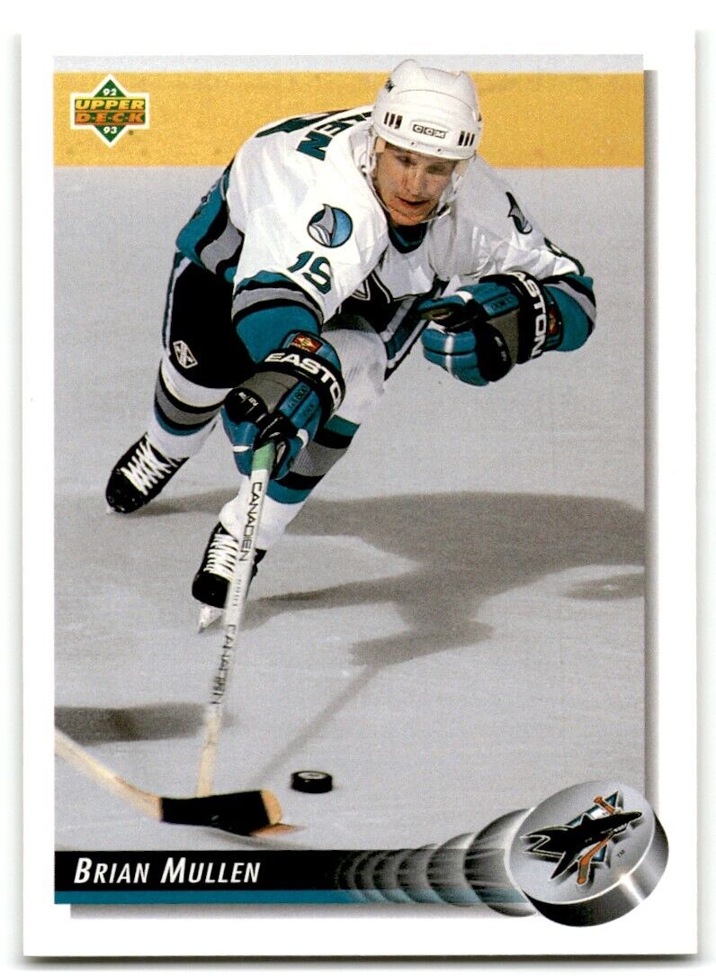 1992-93 Upper Deck Brian Mullen San Jose Sharks #317