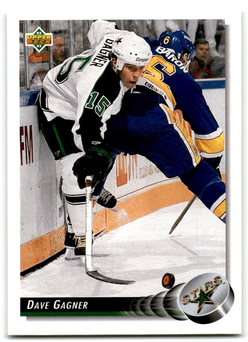 1992-93 Upper Deck Dave Gagner Minnesota North Stars #174