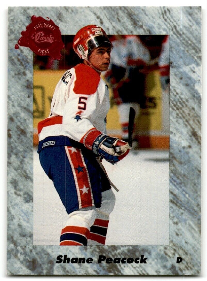 1991-92 Classic Draft Picks Shane Peacock Pittsburgh Penguins #48