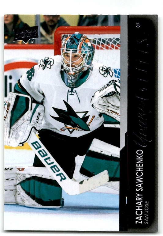 2021-22 Upper Deck Zachary Sawchenko Rookie San Jose Sharks #739