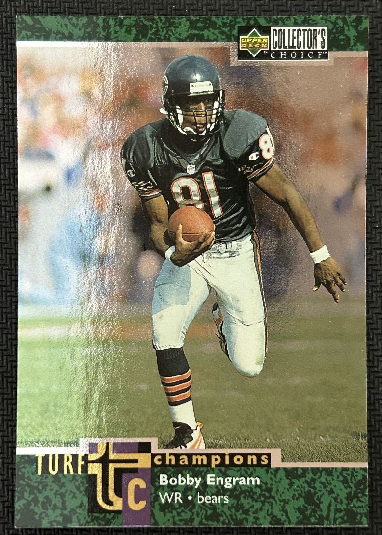 1997 Collector's Choice Turf Champions Bobby Engram Chicago Bears #TC10