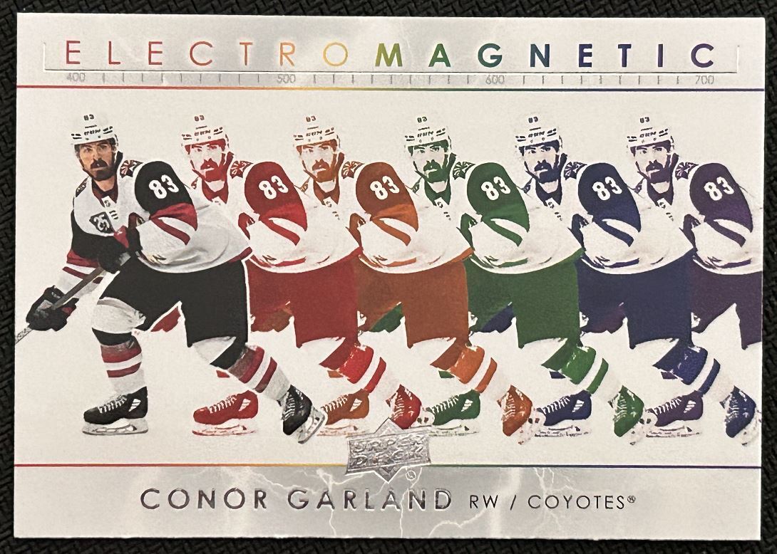 2021-22 Upper Deck Electromagnetic Conor Garland Arizona Coyotes #EM-19