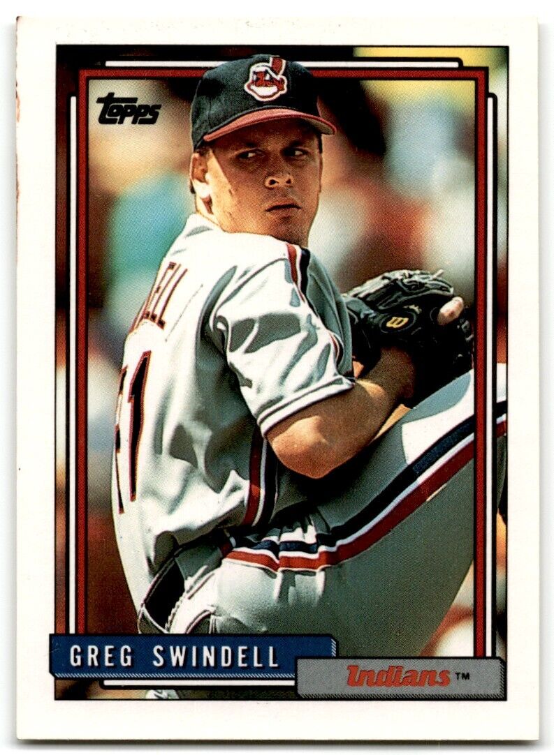 1992 Topps Greg Swindell Cleveland Indians #735