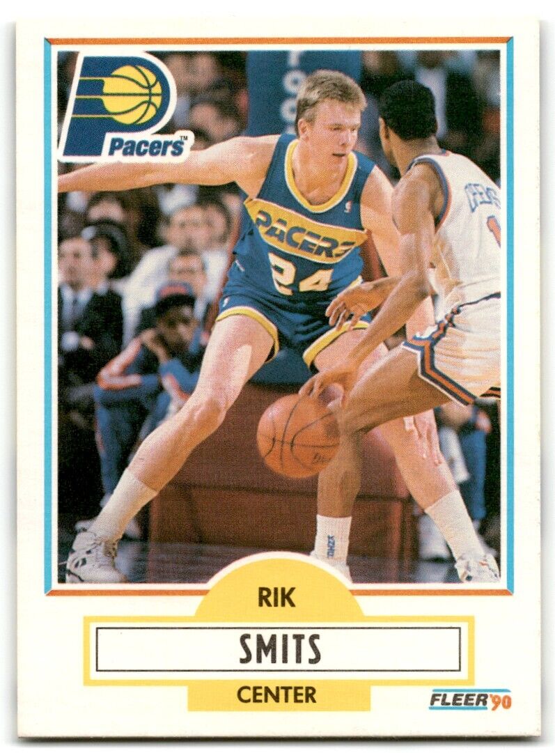 1990-91 Fleer Rik Smits Indiana Pacers #82