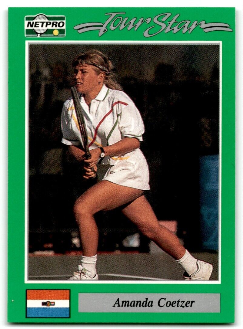 1991 Protennis player Cards Netpro Tour Star Amanda Coetzer #63