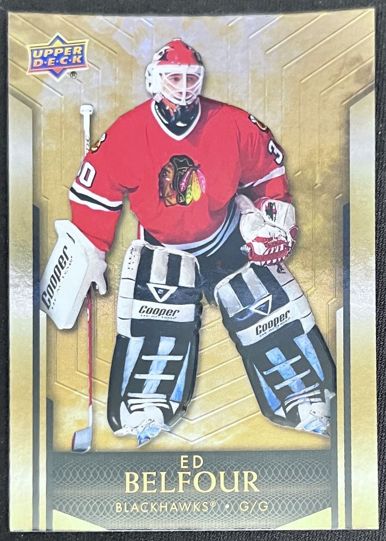 2023-24 Upper Deck Tim Hortons Legends Tim Horton Ed Belfour Chicago Blackhawks