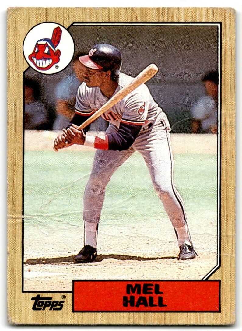 1987 Topps Mel Hall Cleveland Indians #51