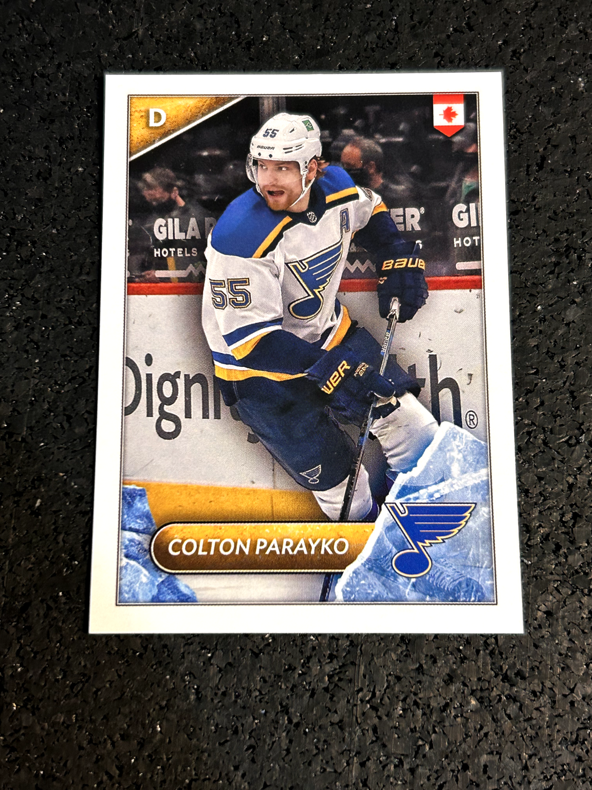 2021-22 Topps NHL Stickers #471 Colton Parayko - St-Louis Blues