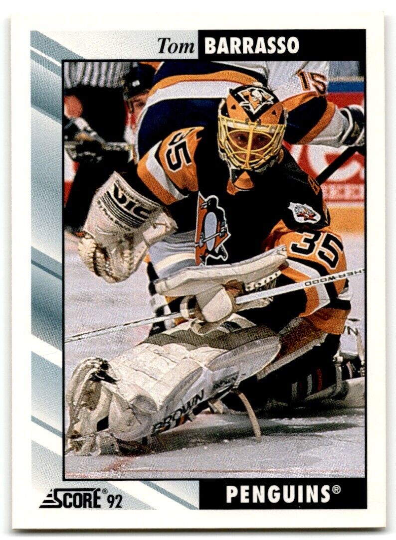 1992-93 Score Tom Barrasso Pittsburgh Penguins #70