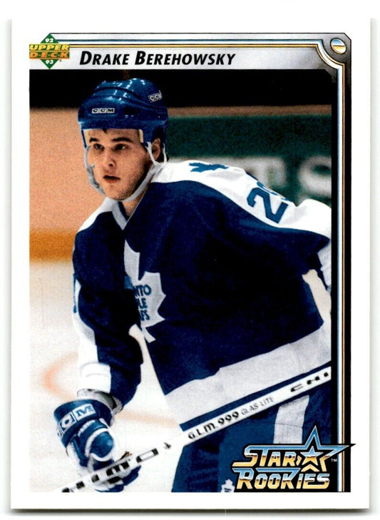 1992-93 Upper Deck Drake Berehowsky Toronto Maple Leafs #415