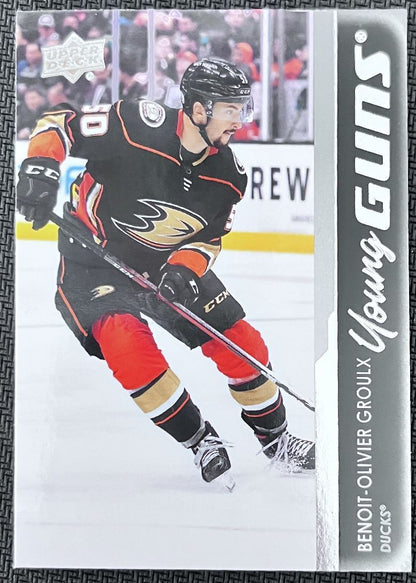 2021-22 Upper Deck Benoit-Olivier Groulx Rookie Anaheim Ducks #478