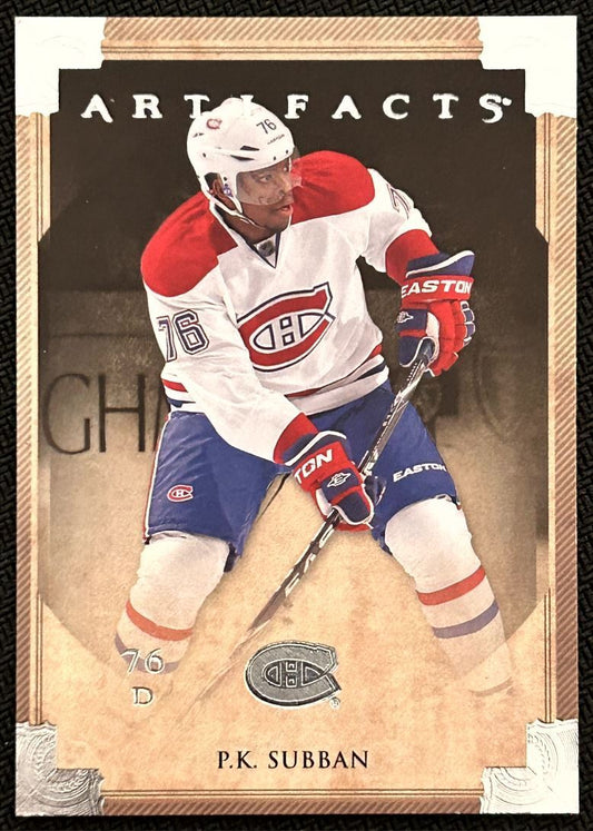 2013-14 Upper Deck Artifacts P.K. Subban Montreal Canadiens #77