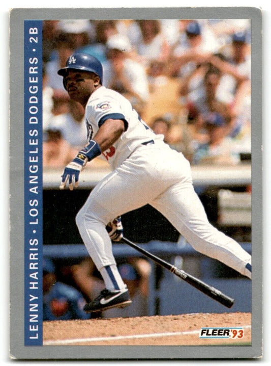 1993 Fleer Lenny Harris Los Angeles Dodgers #61