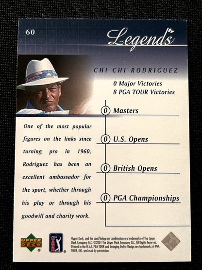 2001 Upper Deck Golf Legends Chi Chi Rodriguez #60