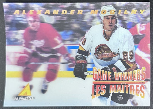 1995-96 Pinnacle McDonald's Game Winners Alexander Mogilny Vancouver Canucks