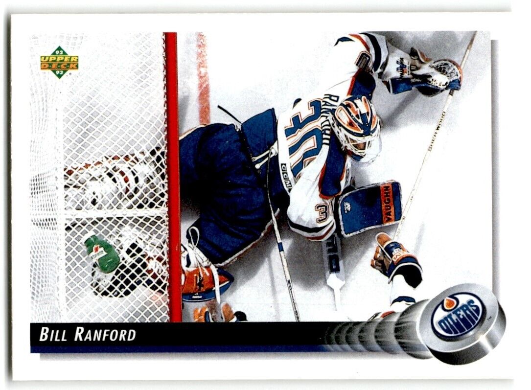 1992-93 Upper Deck Bill Ranford Edmonton Oilers #262