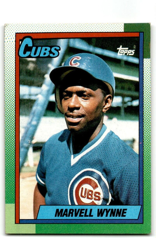 1990 Topps Marvell Wynne Chicago Cubs #256