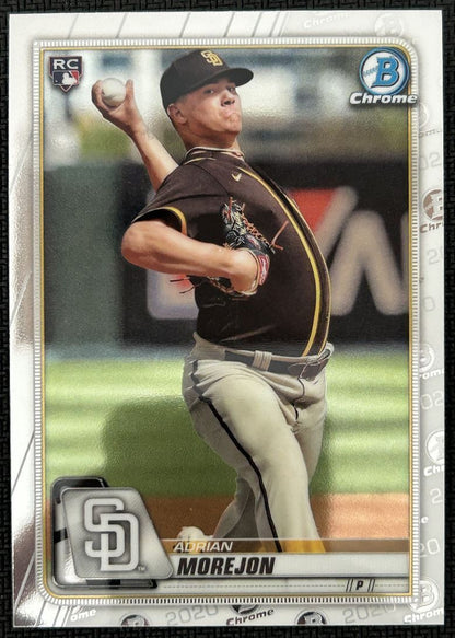 2020 Bowman Chrome Adrian Morejon Rookie San Diego Padres #48