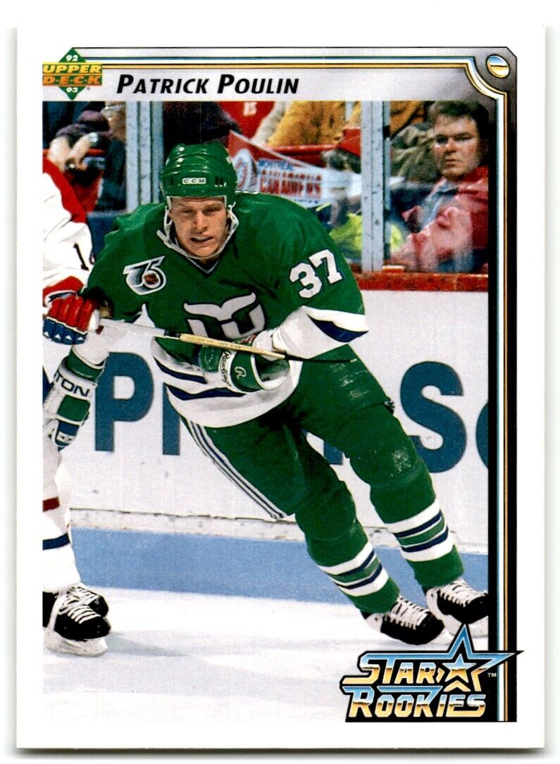 1992-93 Upper Deck Patrick Poulin Hartford Whalers #416