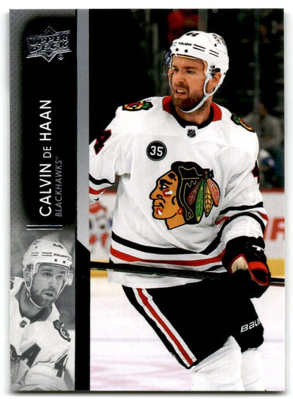 2021-22 Upper Deck Calvin de Haan Chicago Blackhawks #290