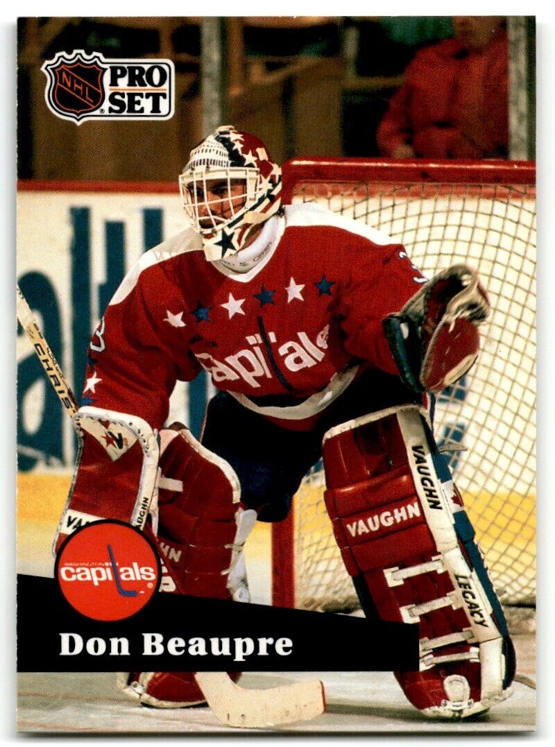 1991-92 Pro Set Don Beaupre Washington Capitals #257