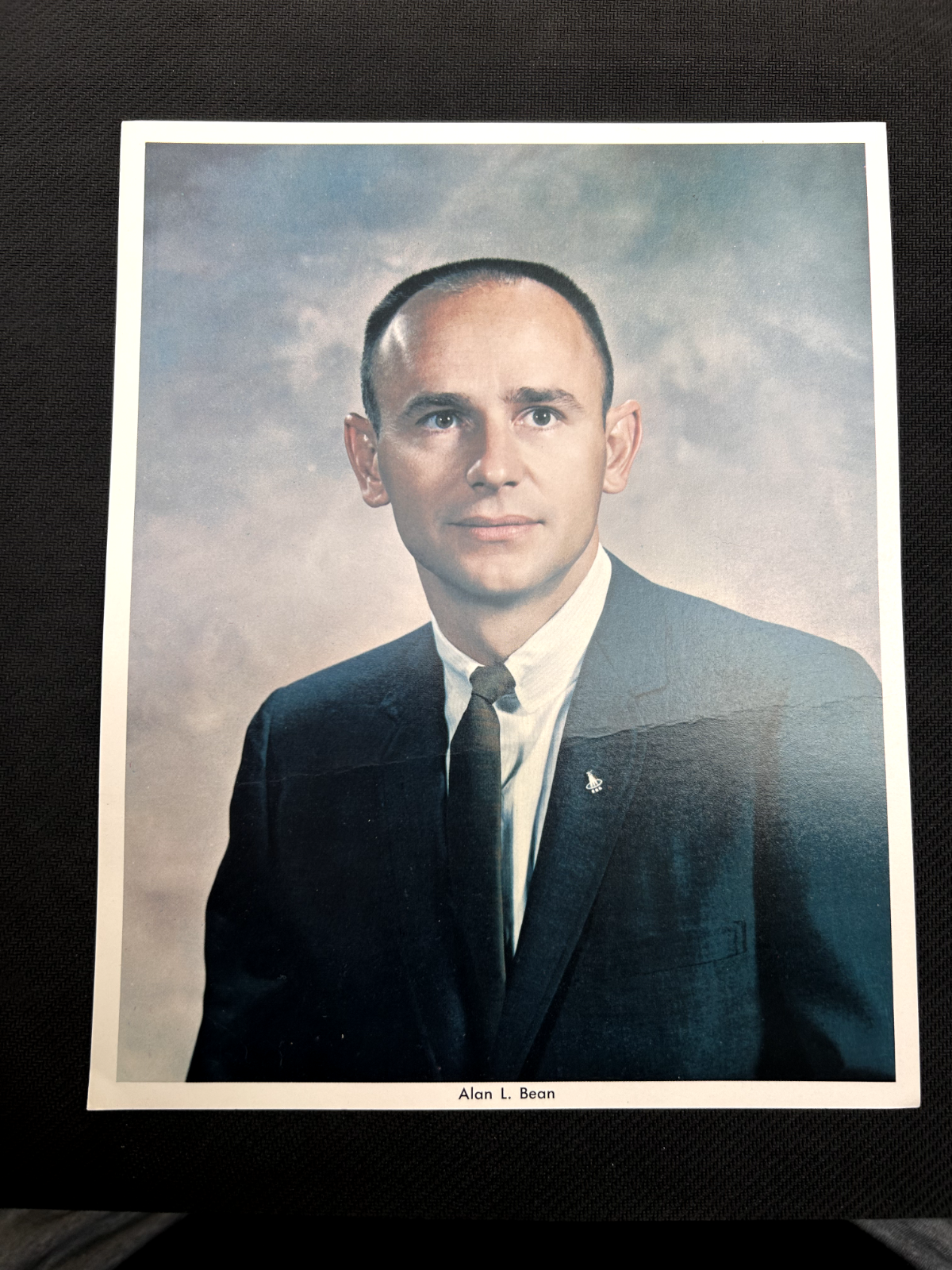 NASA Apollo Skylab astronaut litho Alan Bean 8X10 portrait photo