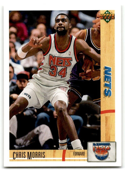 1991-92 Upper Deck Chris Morris New Jersey Nets #339