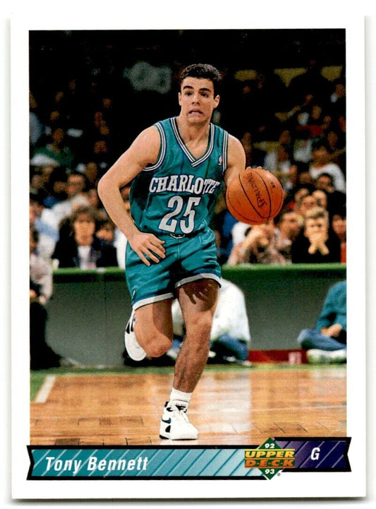 1992-93 Upper Deck Tony Bennett Rookie Charlotte Hornets #407