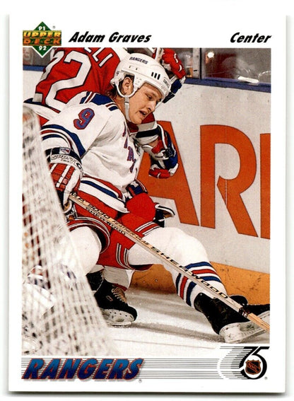 1991-92 Upper Deck Adam Graves New York Rangers #574