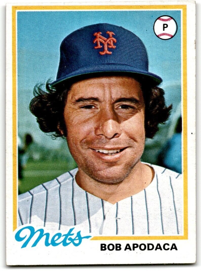 1978 Topps Bob Apodaca New York Mets #592