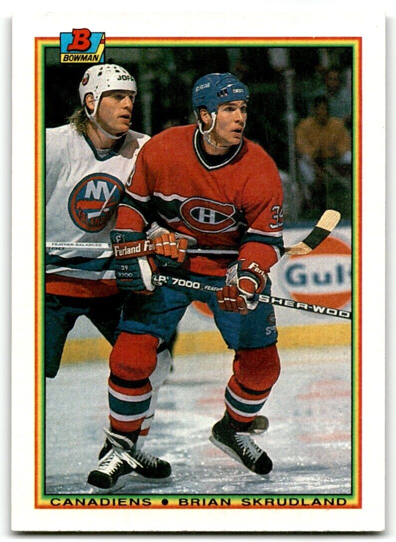 1990-91 Bowman Brian Skrudland Montreal Canadiens #49