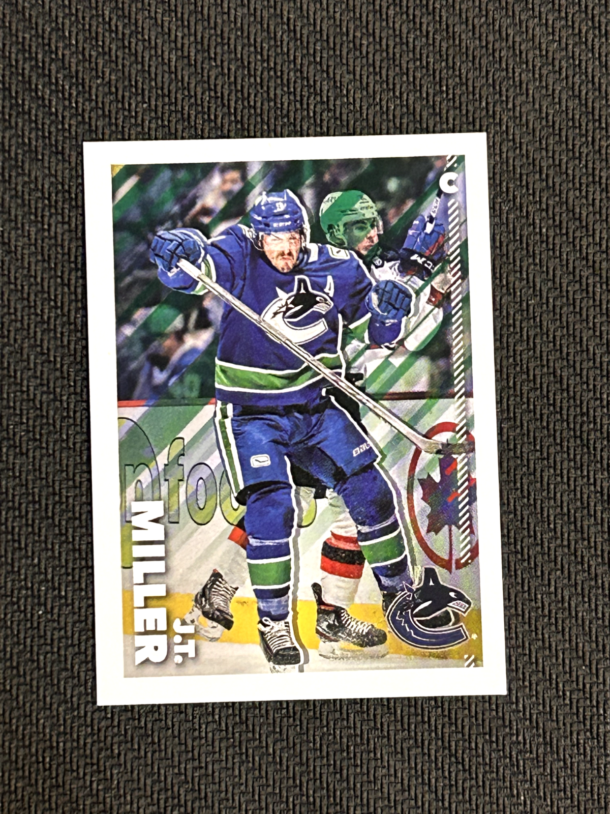 2022-23 Topps NHL Stickers #483 J.T. Miller Vancouver Canucks