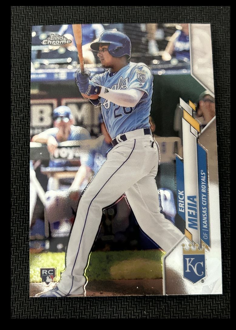 2020 Topps Chrome Update Erick Mejia Rookie Kansas City Royals #U-40