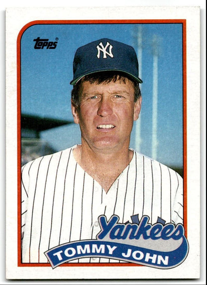 1989 Topps Tommy John New York Yankees #359