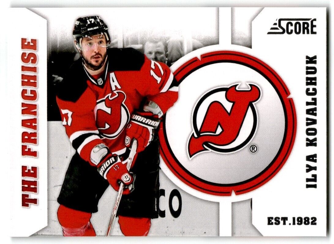 2012-13 Score The Franchise Ilya Kovalchuk New Jersey Devils #F17